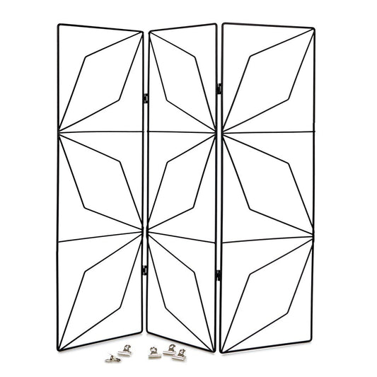 Freestanding Photo Frame Multi Pictures Black Metal Picture Print Display Holder