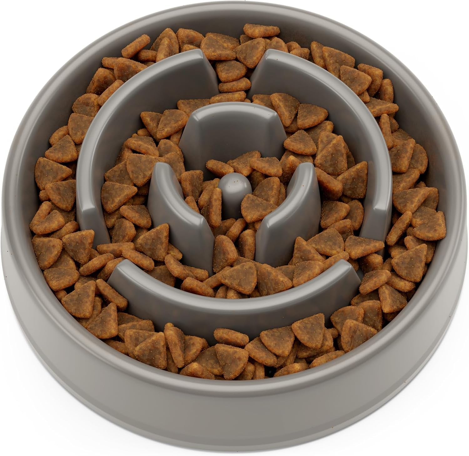Slow Feeder Dog Bowl, 20.5 Cm Anti-Gulp Dog and Cat Bowl, Maze Design to Slow down Eating and Prevent Overeating, Puppy Slow Feeding Bowl