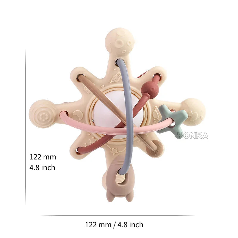 Rattle & Sensory Teether Bed Bell Silicone Montessori Ball Newborn Baby Toys Children'S Kids Gift Development Games 0 36 Months