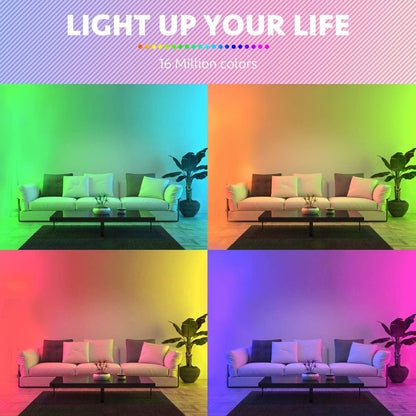 LED Strip Lights 10M (1X10M) APP Control Colour Changing LED Lights with Remote, Music Sync Built-In Mic, SMD RGB Light Strips RGB LED Strip, Led Lights for Bedroom Home Decoration