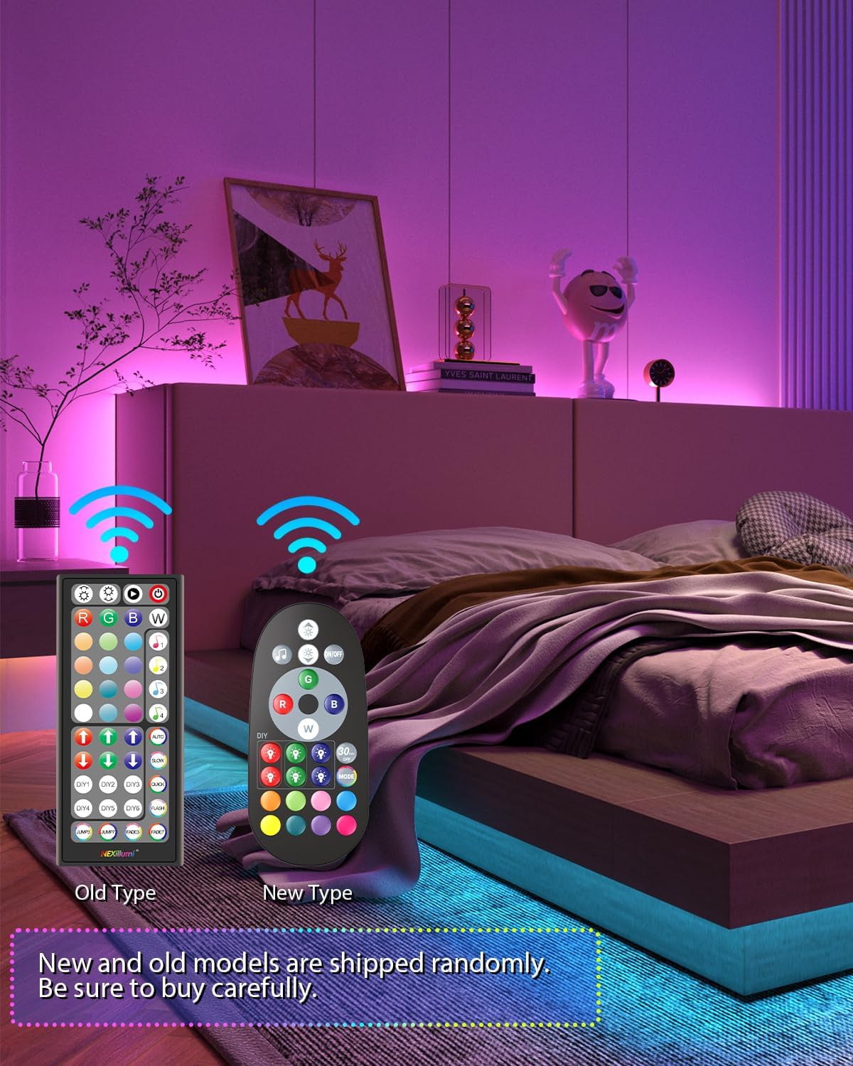 LED Strip Lights 10M (1X10M) APP Control Colour Changing LED Lights with Remote, Music Sync Built-In Mic, SMD RGB Light Strips RGB LED Strip, Led Lights for Bedroom Home Decoration