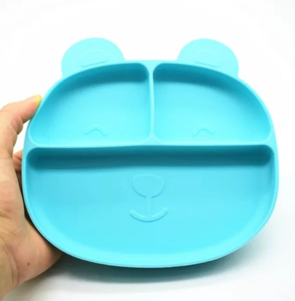 Baby Silicone Suction Plate Kids Feeding Silicone Bowl Toddlers Weaning BPA Free