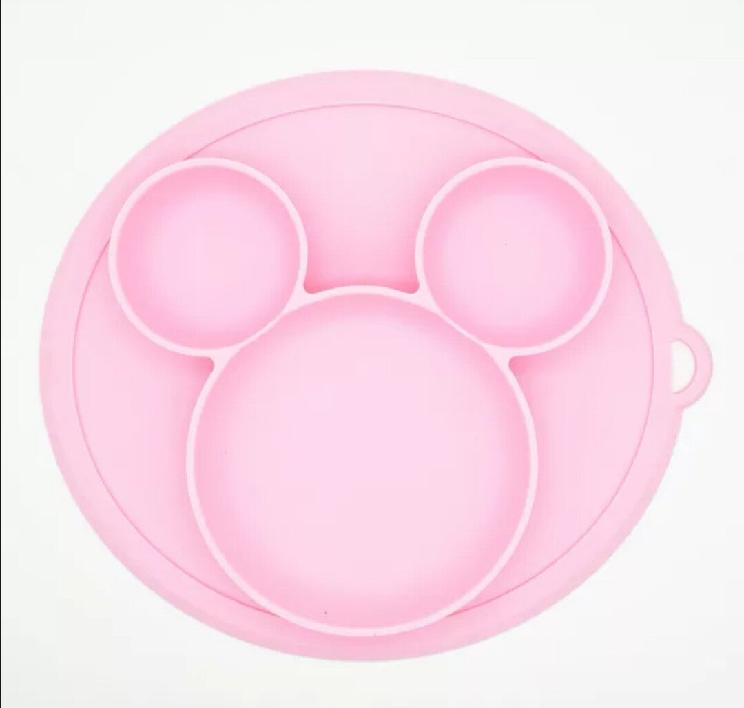 Baby Silicone Suction Plate Kids Feeding Silicone Bowl Toddlers Weaning BPA Free