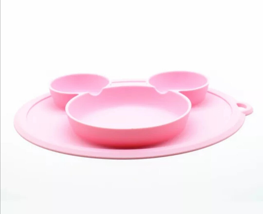 Baby Silicone Suction Plate Kids Feeding Silicone Bowl Toddlers Weaning BPA Free