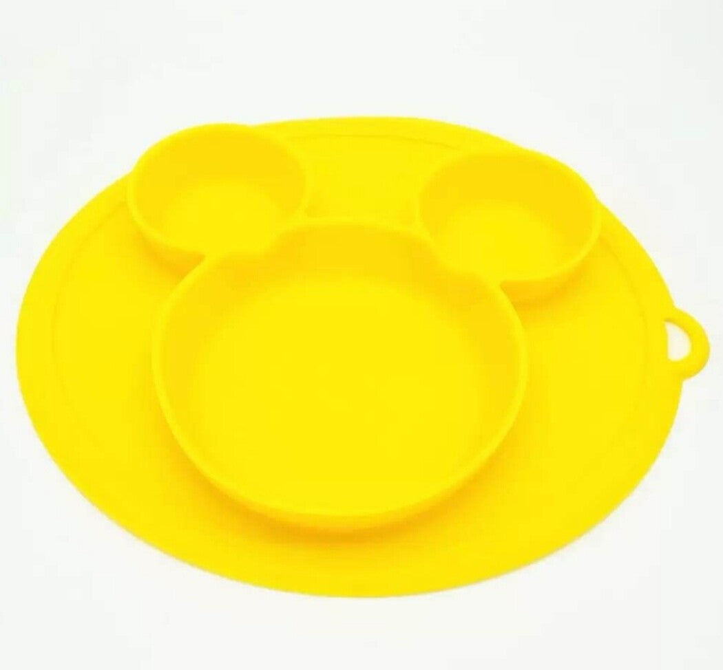 Baby Silicone Suction Plate Kids Feeding Silicone Bowl Toddlers Weaning BPA Free