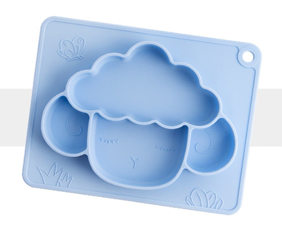 Baby Silicone Suction Plate Kids Feeding Silicone Bowl Toddlers Weaning BPA Free