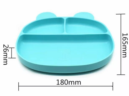 Baby Silicone Suction Plate Kids Feeding Silicone Bowl Toddlers Weaning BPA Free