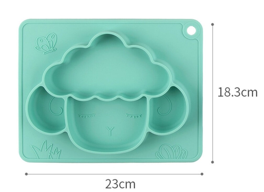 Baby Silicone Suction Plate Kids Feeding Silicone Bowl Toddlers Weaning BPA Free
