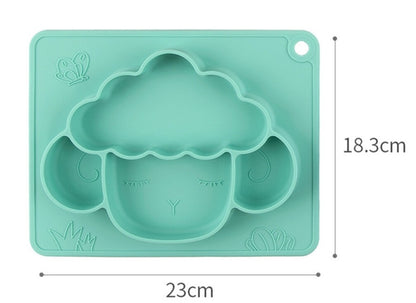 Baby Silicone Suction Plate Kids Feeding Silicone Bowl Toddlers Weaning BPA Free